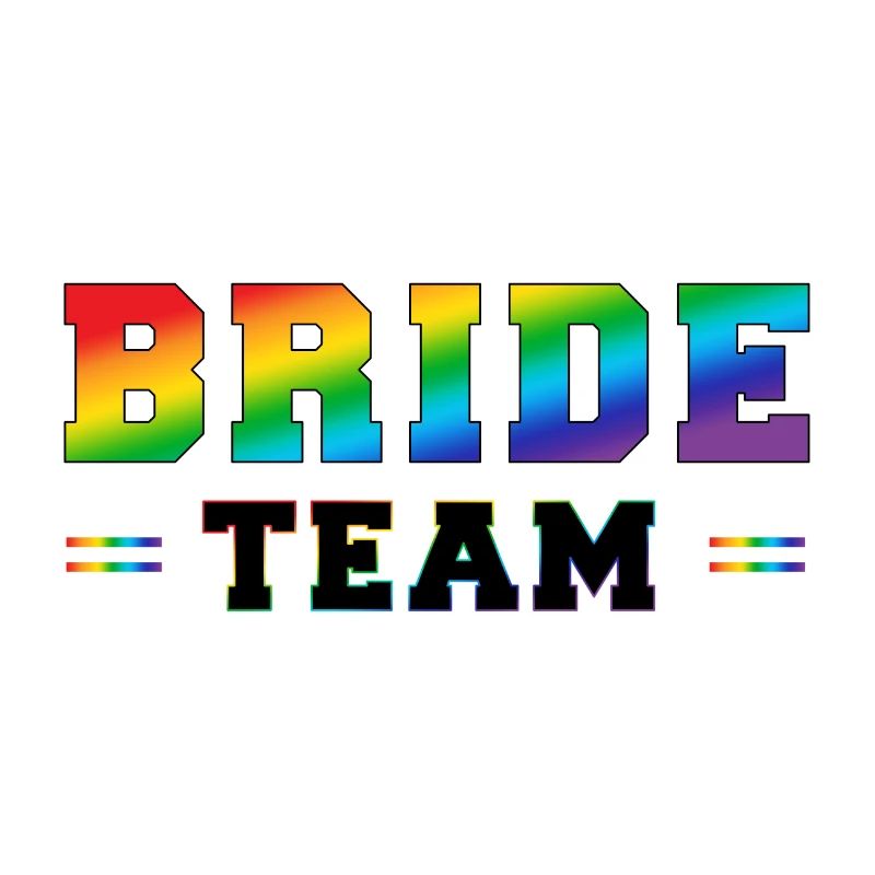 Bride Team Rainbow