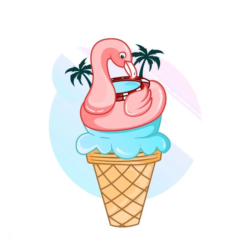Flamingo Eis