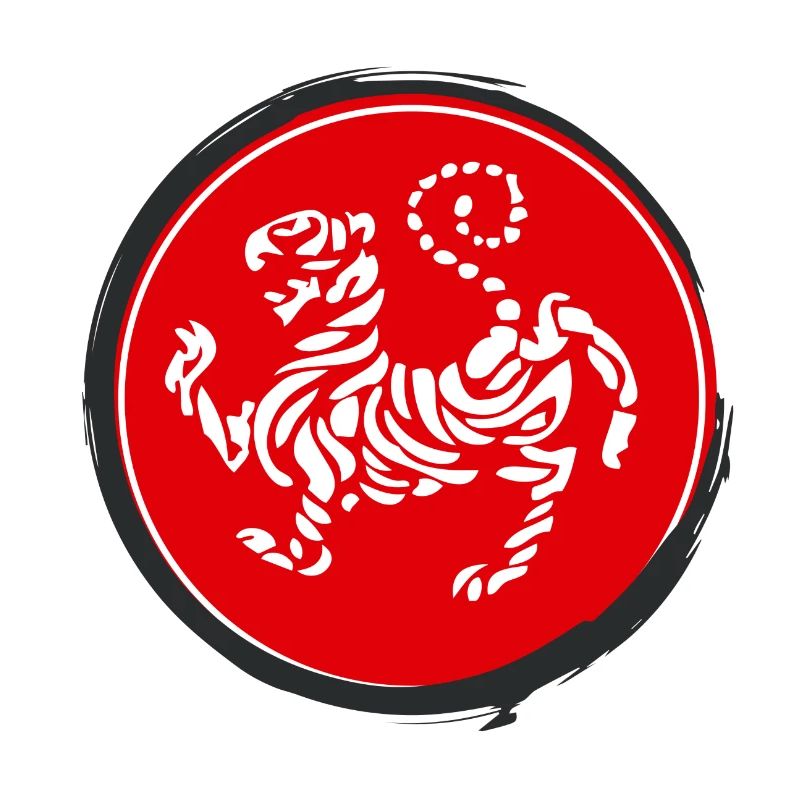logo avec tigre de karaté