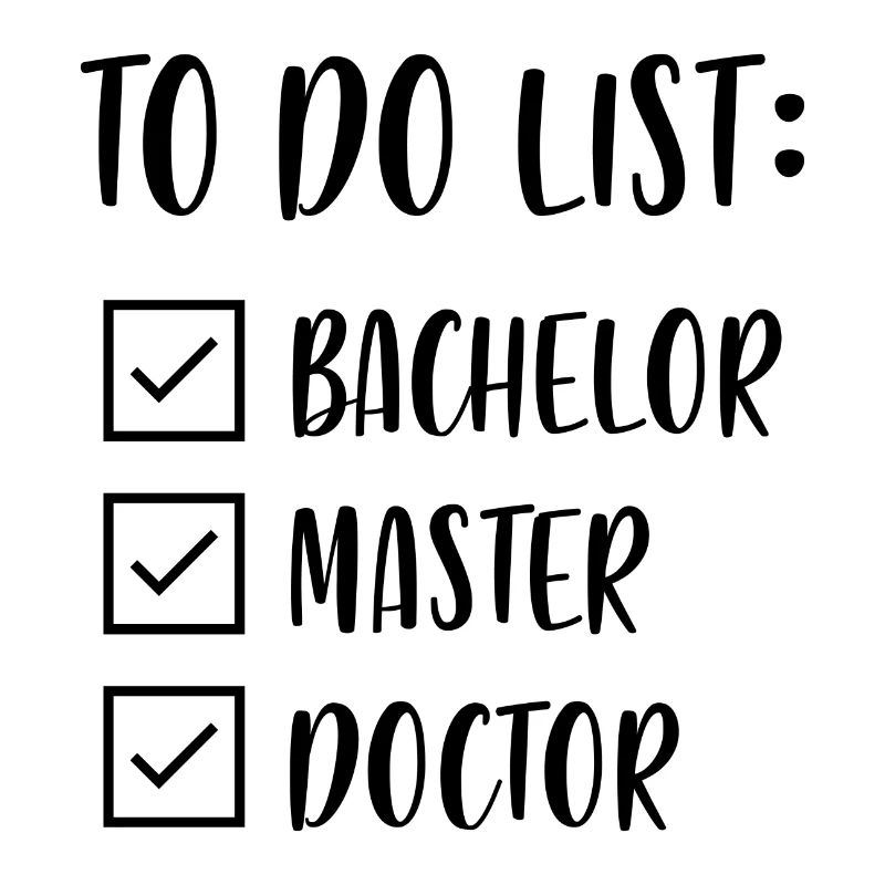 Bachelor Master Doktor Abschluss Geschenk