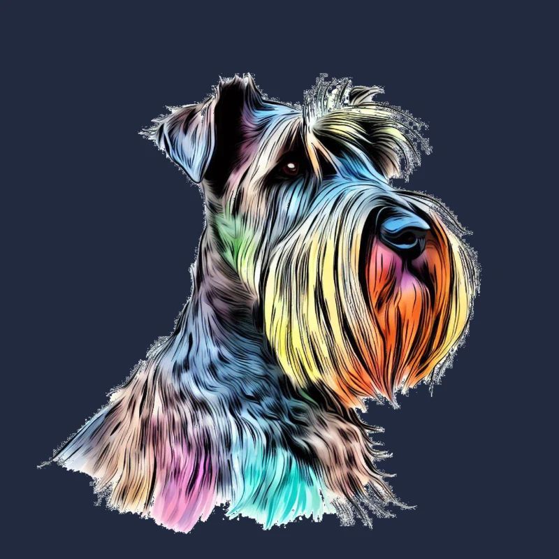 Riesenschnauzer / Schnauzer Hunde Design Geschenk