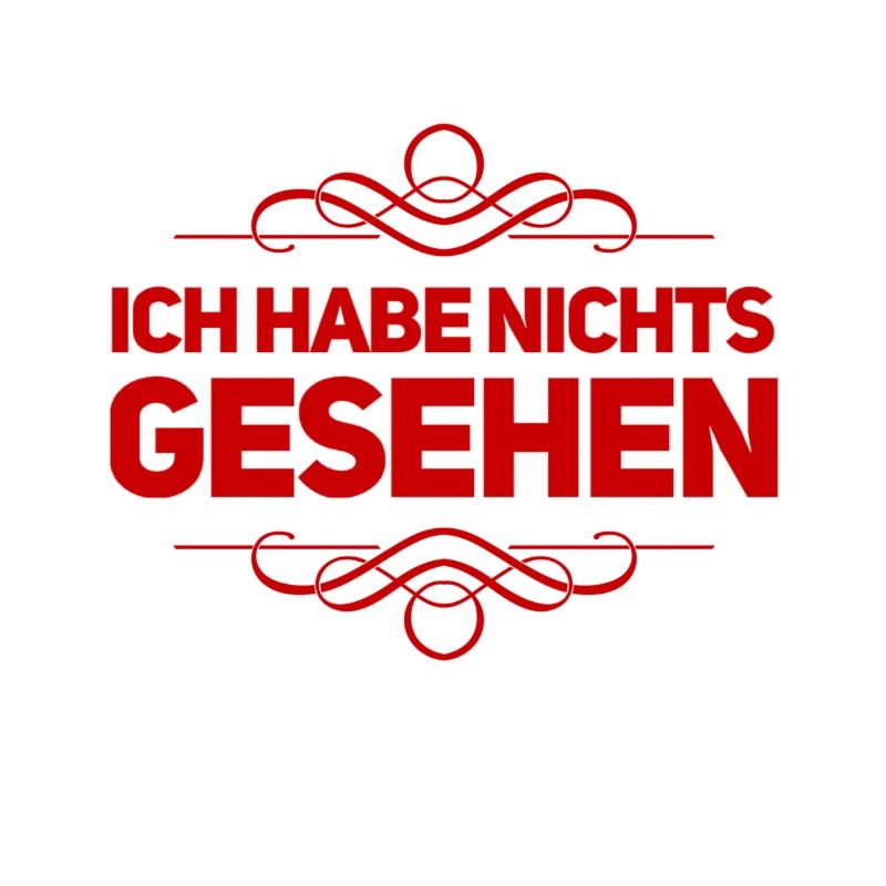 ich konnte nichts sehen