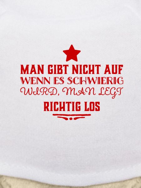 aufgeben war gestern