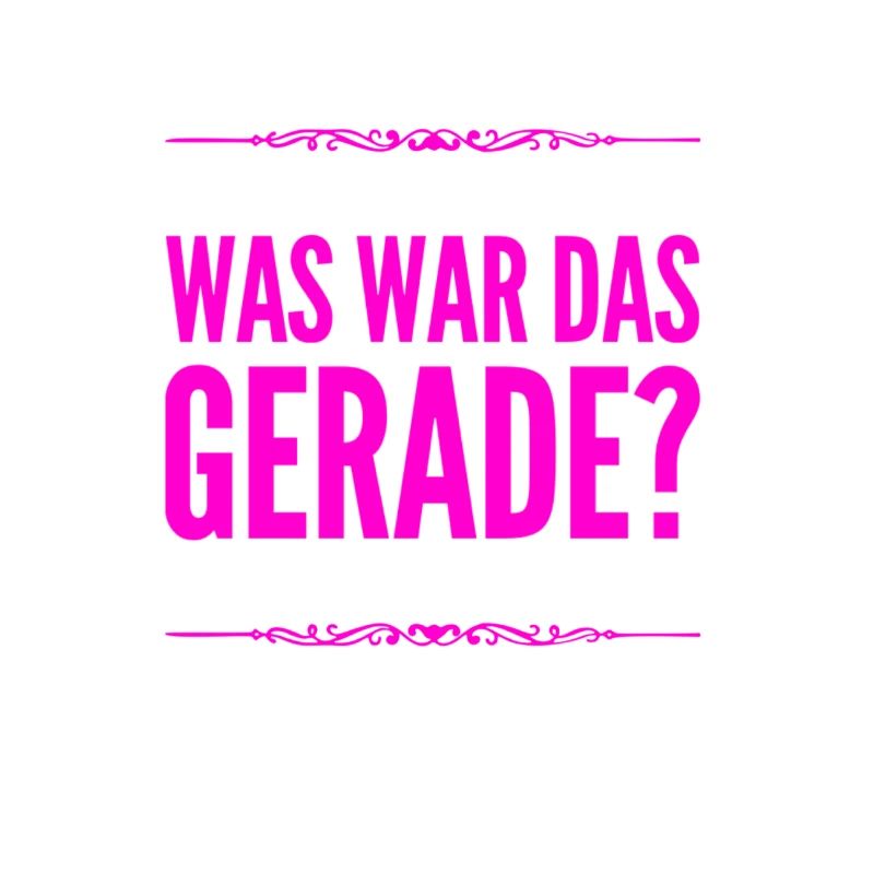 ich wundere mich