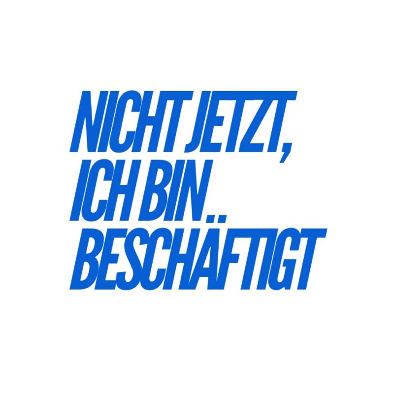 ich bin im Stress
