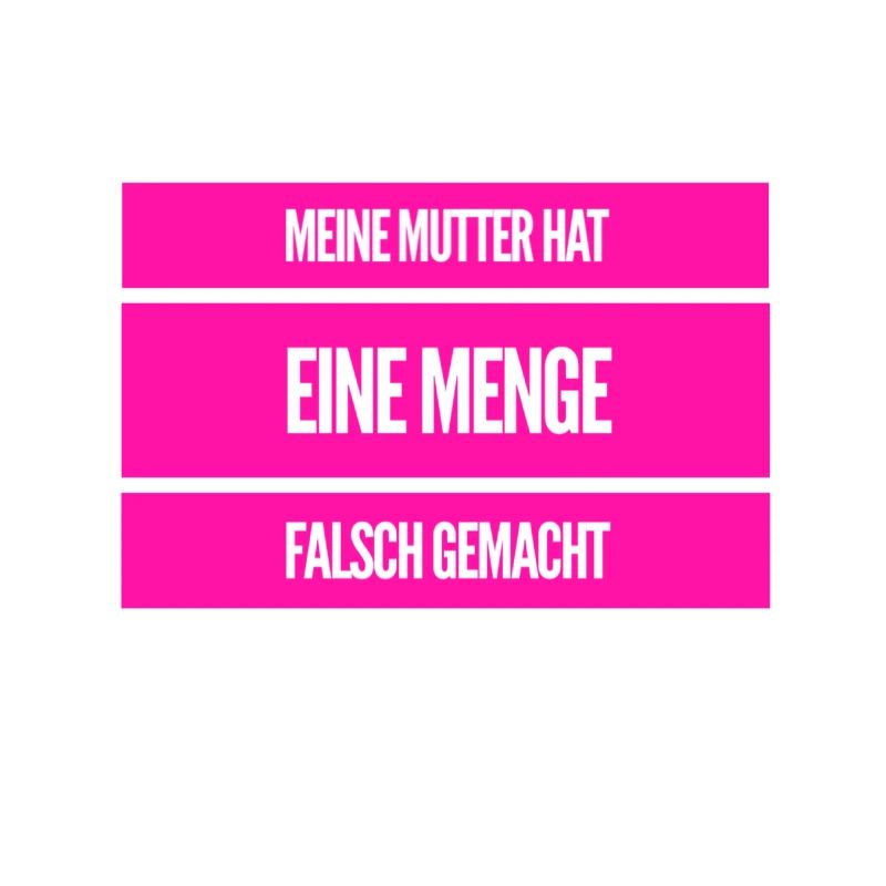 Fehler einer Mutter