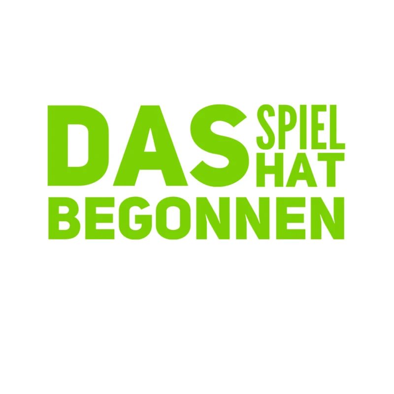 es hat angefangen