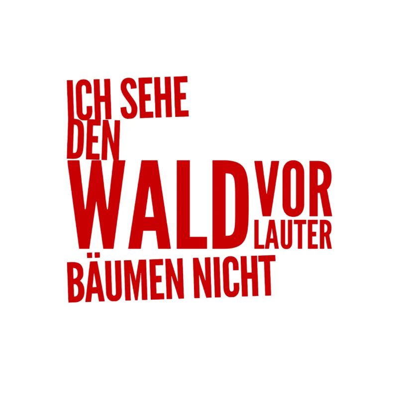 ich sehe nichts