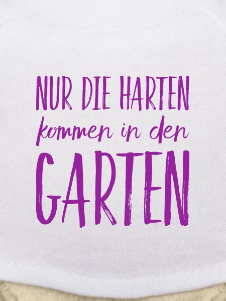 ich möchte in den Garten