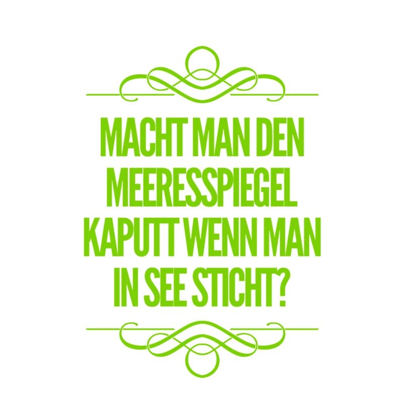 kaputter Meeresspiegel
