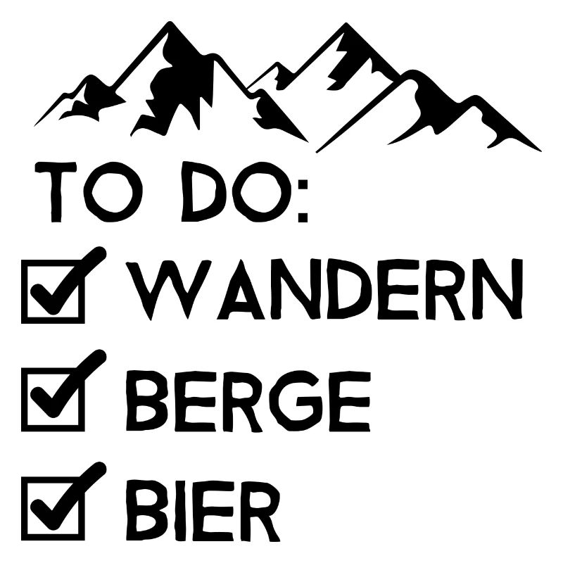 Liste - wanders, berge, bier -