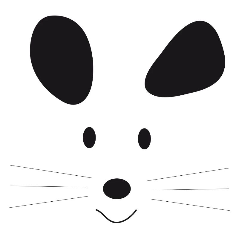 Cute mouse face as Mausi gift idea