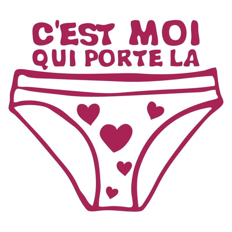 moi porte culotte chef maison expression