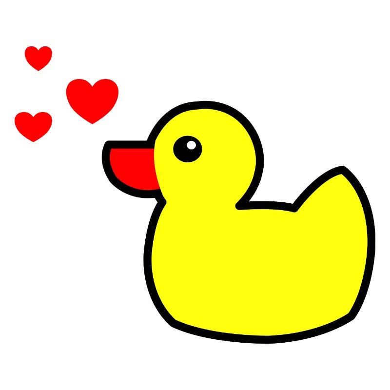 Squeaky Duck Yellow Valentine's Day 2