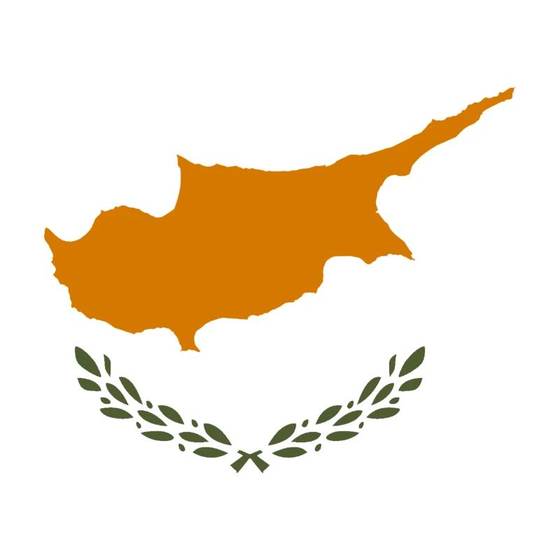 Idée de cadeau de drapeau ADN empreinte de Chypre