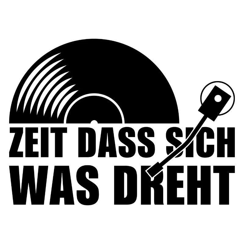 Dreht DJ Spruch Geschenk Techno Rave