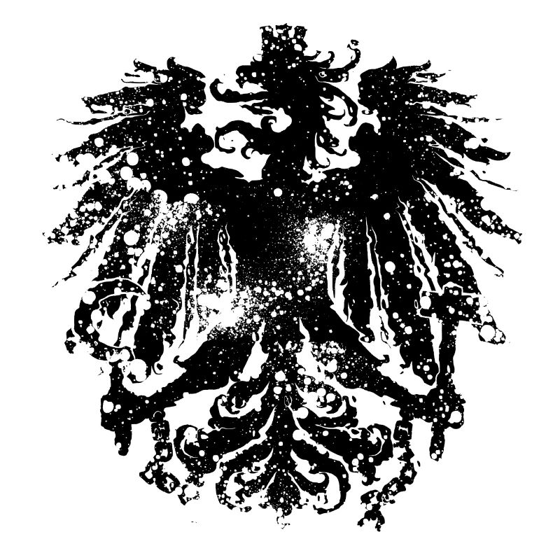 Austria Federal Eagle Grunge Design