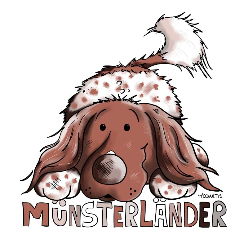 Glücklicher Münsterländer