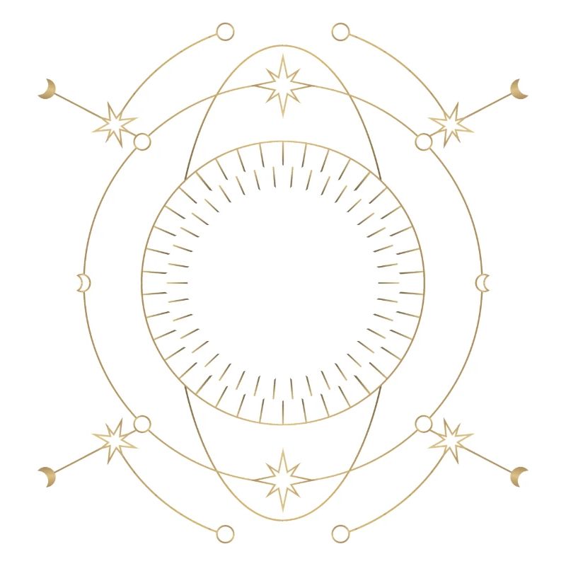 Conception de l’orbite du cercle d’étoile dorée