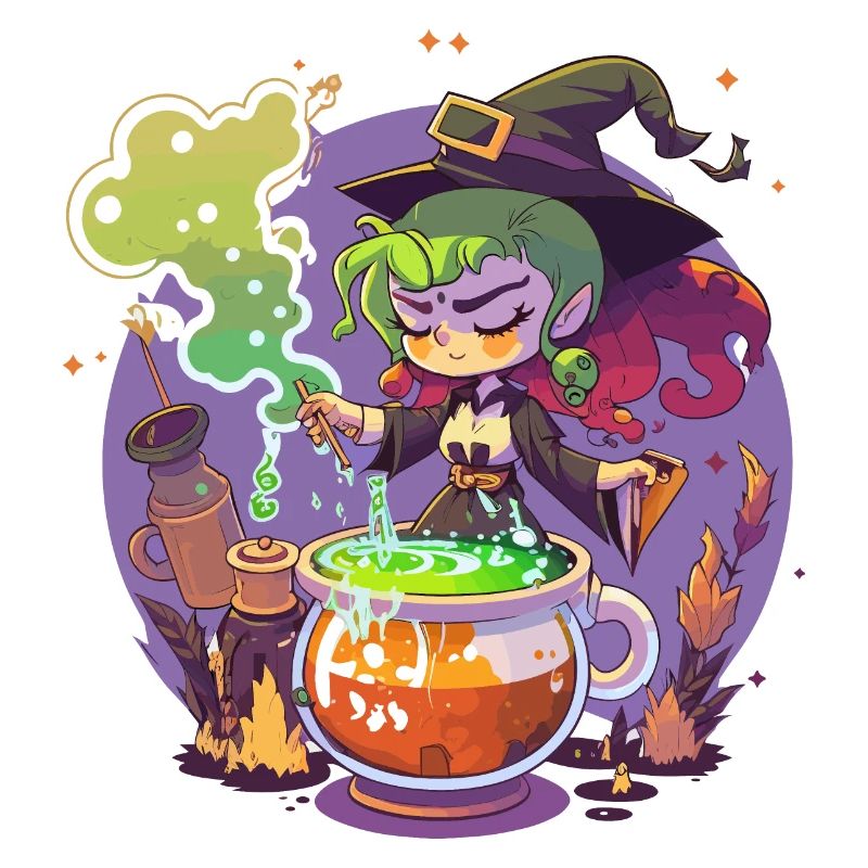 Concoction de chaudron