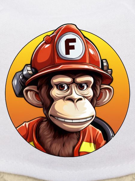 Feuerwehrmann / Affe