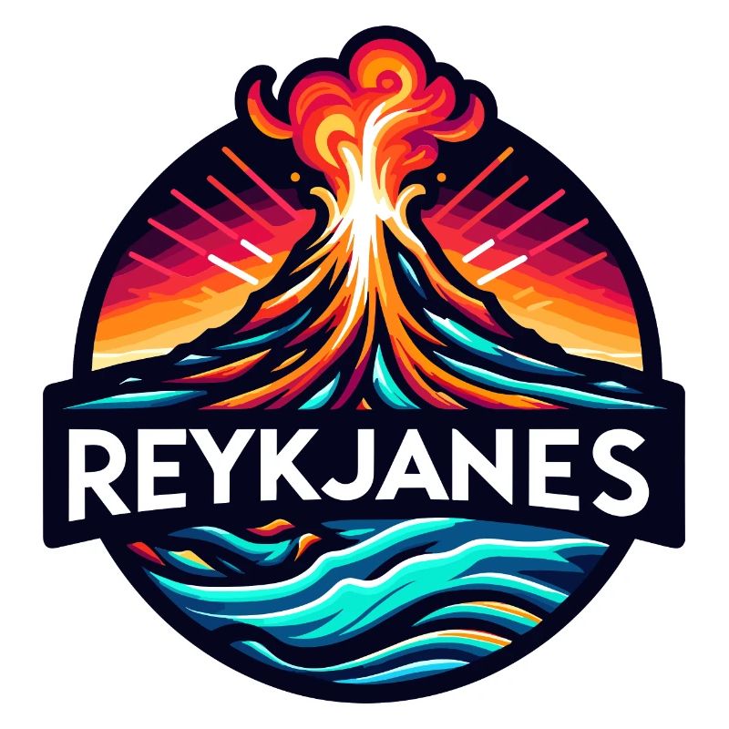 Ausbruch des Vulkans Reykjanes in Island. Vulkan