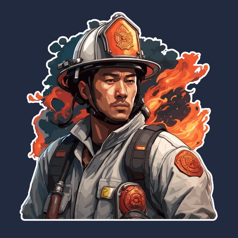 Pompier/Incendie/Incendie/Extinction/Héros