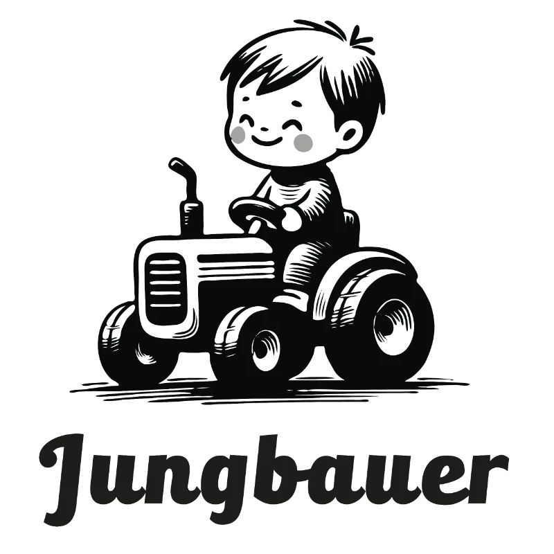 jungbauer nachwuchs bauernhof bauer babygeschenk