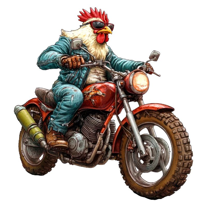 Chickens Motorcycle