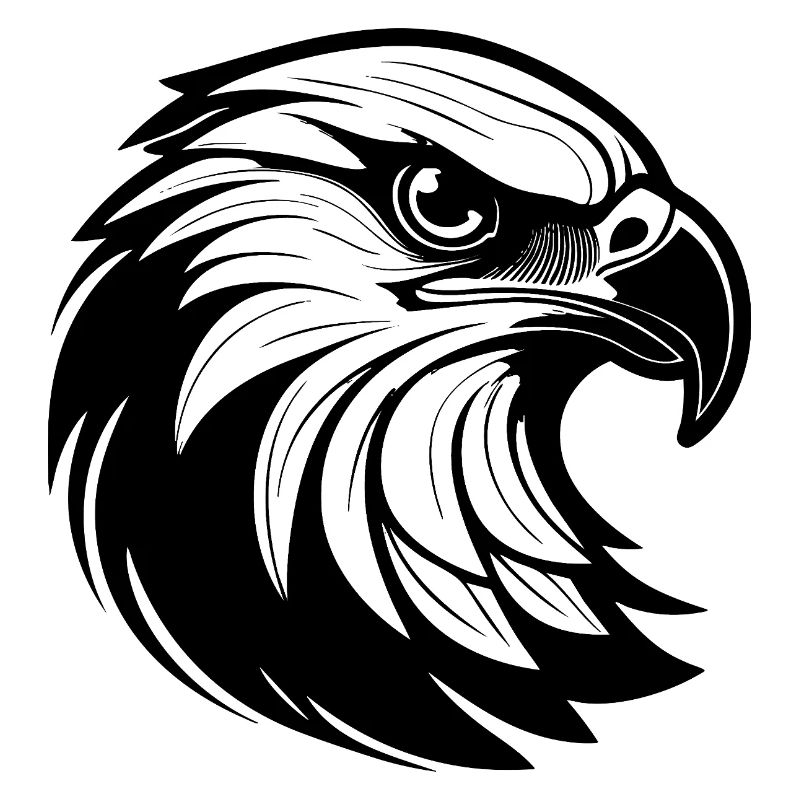 Stylish eagle line graphics