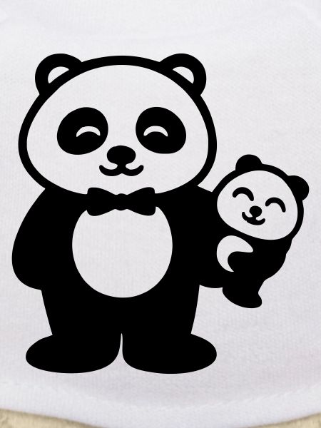 Panda Father Baby Gift Family