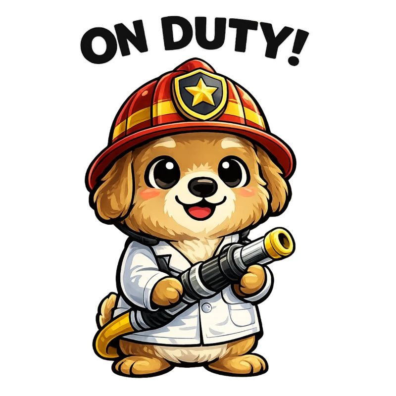Fire Brigade Dog Logo