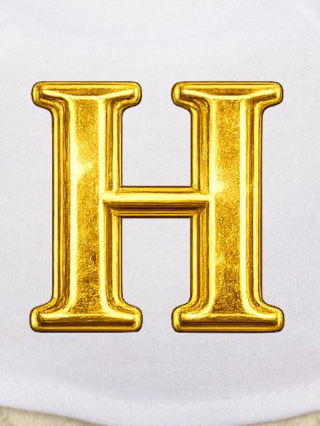 Goldenes H Monogram