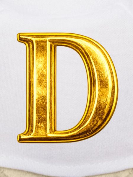 Gold D Monogram