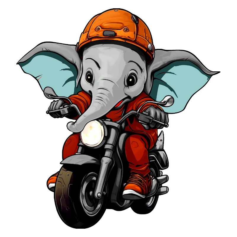Motorrad Elefanten