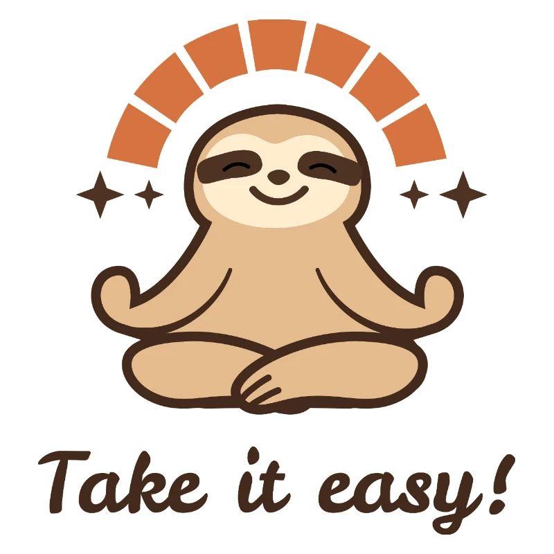 Take it easy – Relaxed Faultier Design