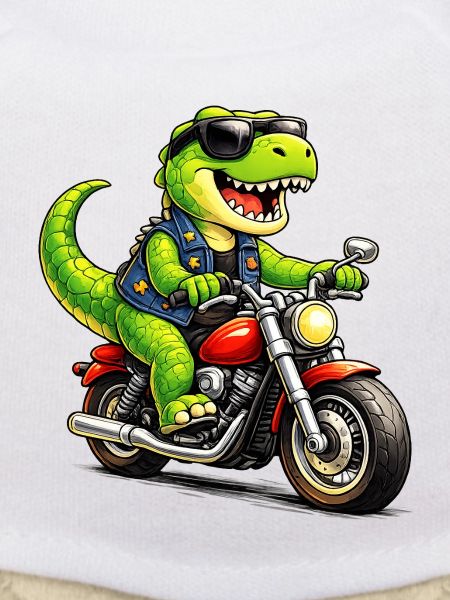 Dinosaure motard