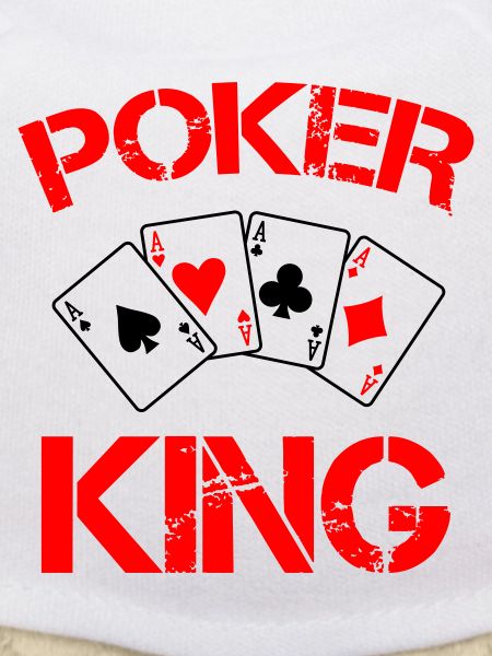Poker König: Roter Kartenstil