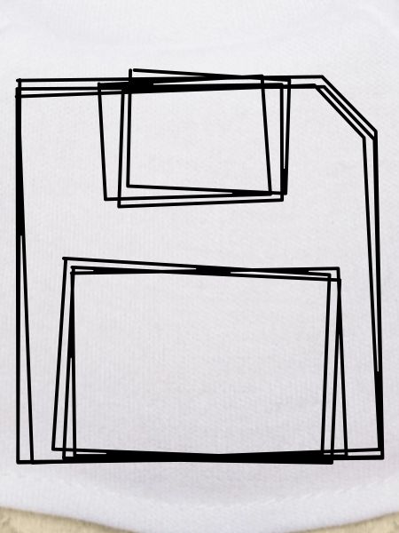 Diskette handgezeichnet