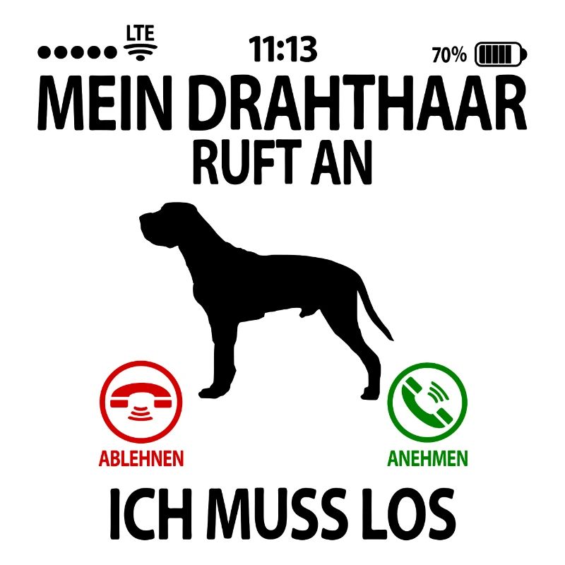 Deutsch Drahthaar Geschenkidee Lustig Spruch