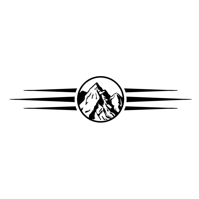 mountains icon line
