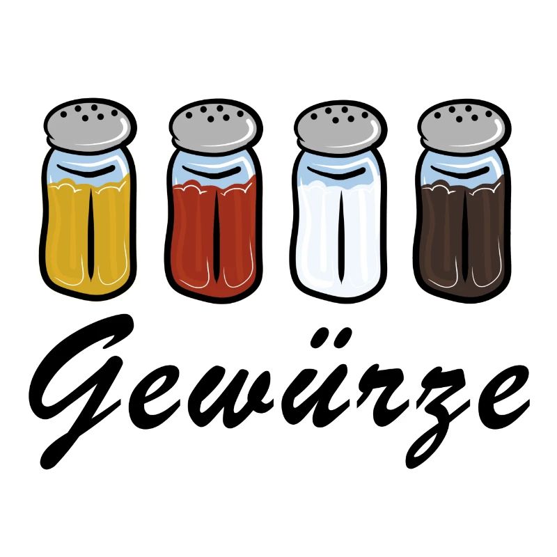 Gewürze / Salz Pfeffer Chilli Curry