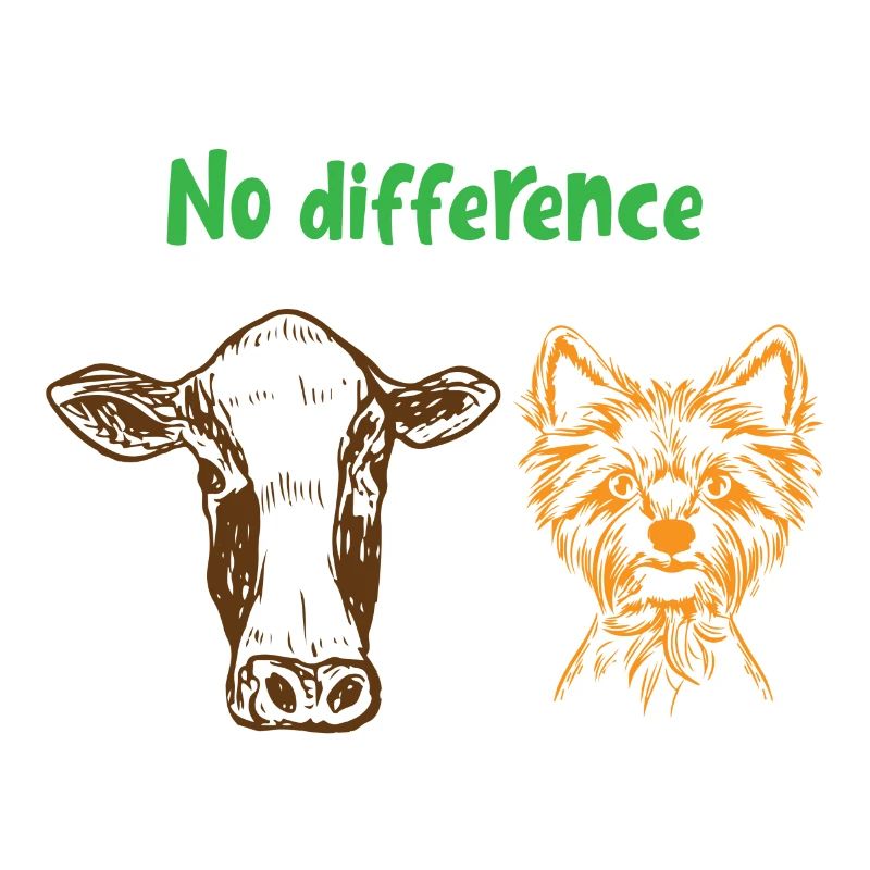 No difference Animal rights Geschenk
