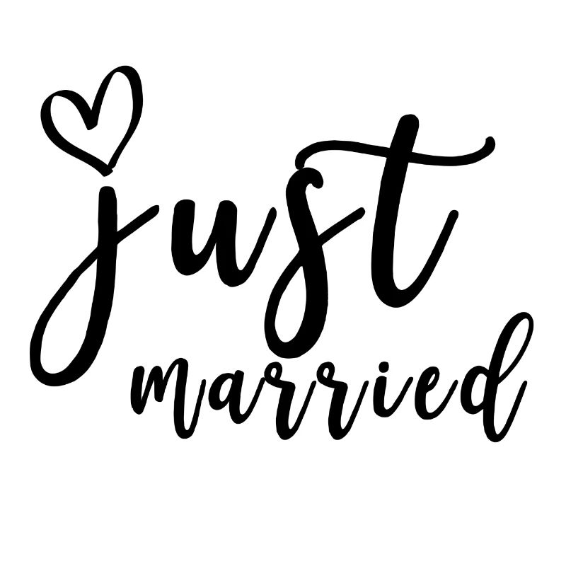 just married Geschenk