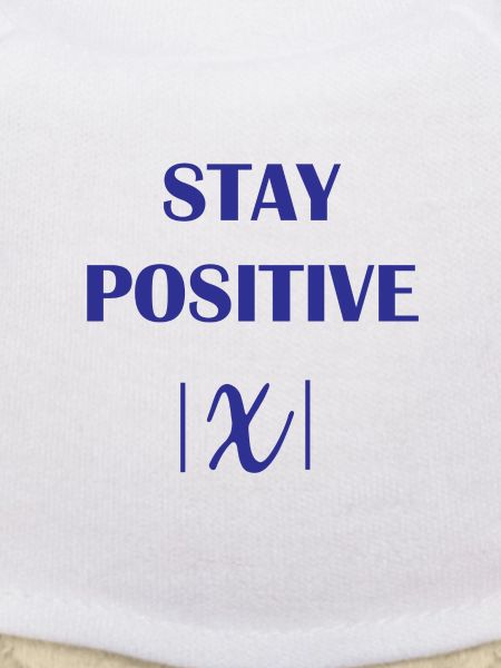 Restez positif math math cadeau