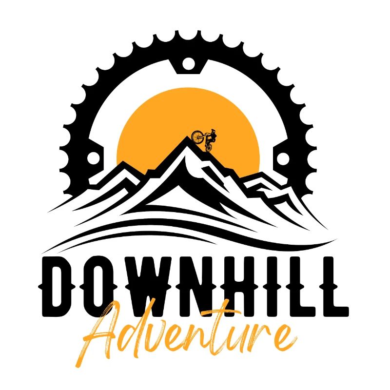 Descente en descente, roue dentée, aventure