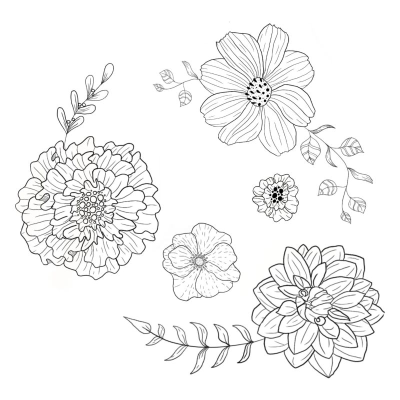 Blumen Muster