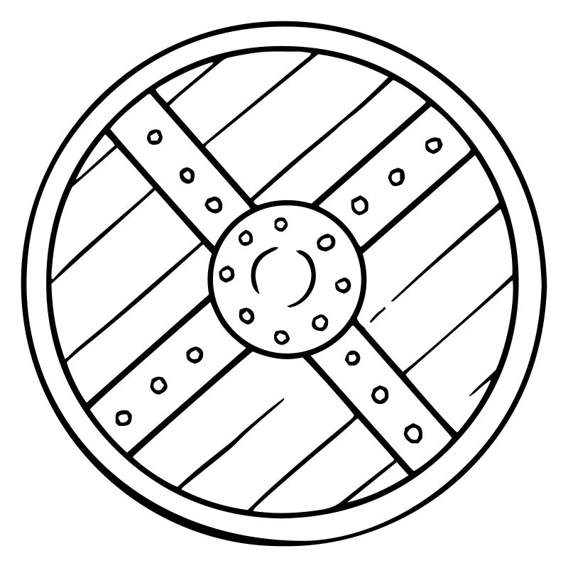 Buckler round shield