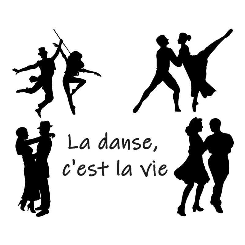 La danse c'est la vie - Quatre couples de danseurs