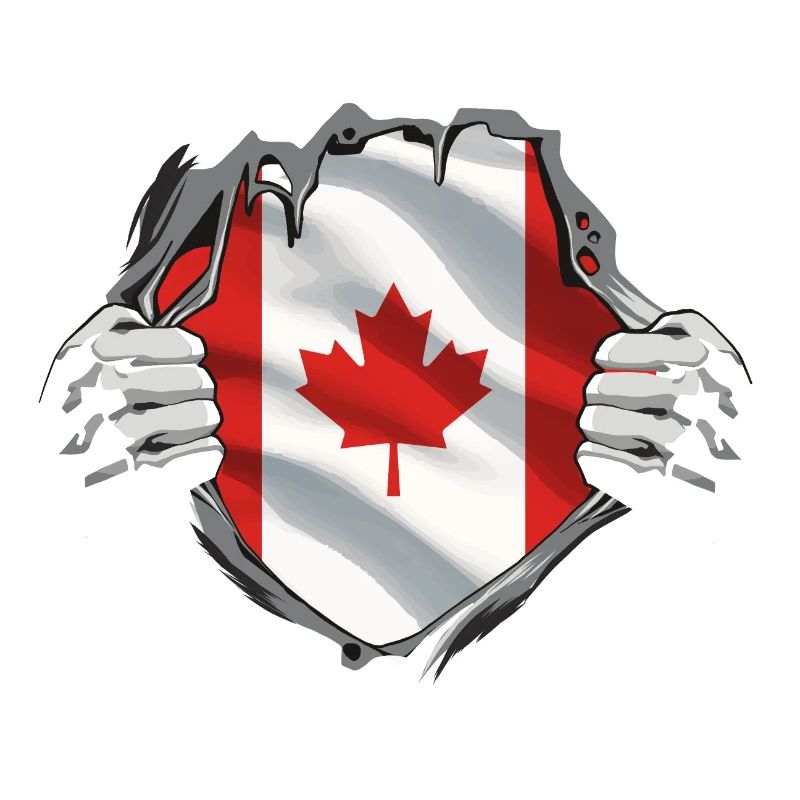 Drapeau du Canada Feuille d’érable Drapeau canadien Canada